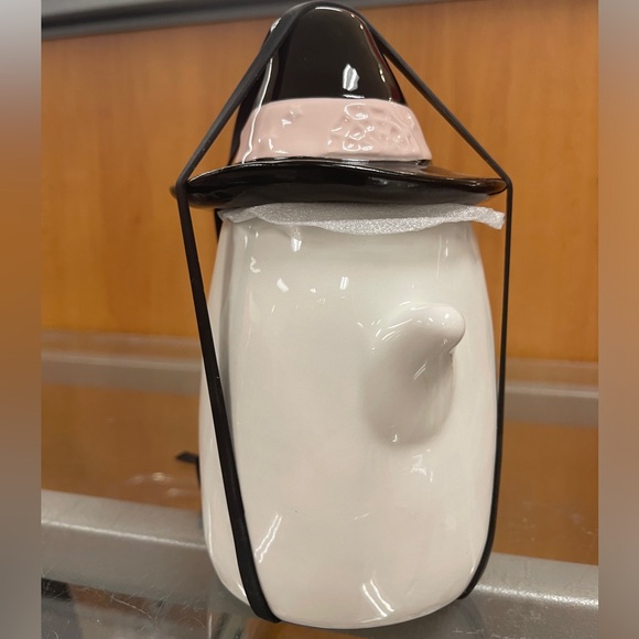 Rae Dunn Pink Halloween Pastel Pink Ghost Witch Hat Lid  Ceramic Coffee mug NWT - Picture 5 of 5